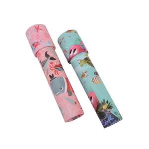 Kaleidoskop mit Meerestiermotiven, rosa und blau, 2er Pack - Kaleidoskope