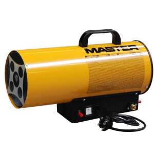 Master BLP16Nem 15 kW Gasheizung, gelb, mit schwarzem Griff und Stromkabel - Master