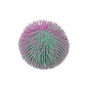 Fluffy labda 23 cm, kétszínű, zelená a ružová - Gumené loptičky