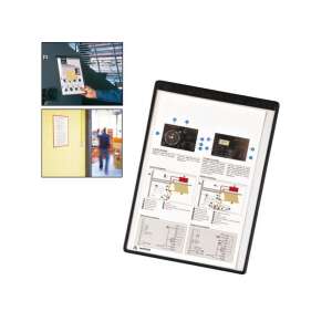 Tarifold A4 magnetisches Präsentationsboard, schwarz, 5er Pack - Displaysysteme