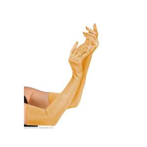 Paar "LANGE HANDSCHUHE IN STRETCH-SATIN GOLD" 60 cm 81628000 - Accesorii pentru îmbrăcăminte