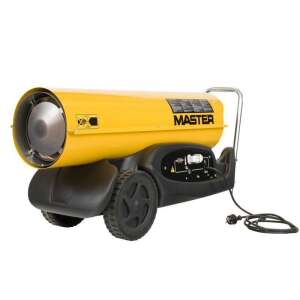 Master B180 48 kW Rauchfreier Heizlüfter, gelb, mit Rädern, zum Heizen großer Räume - Master