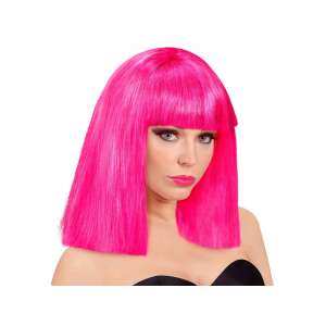 Perucă Showgirl roz neon, perucă de costum, perucă de petrecere, perucă de deghizare, perucă pentru femei - Frumusețe și sănătate