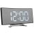 Digital Clock - with Alarm, Thermometer - Curved Design 81635102