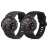 2-pak czarne silikonowe paski do zegarków Huami Amazfit T-Rex i T-Rex Pro