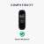 Xiaomi Mi Band 4 fitness tracker with black and grey silicone replacement band