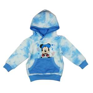 Kapucnis kisfiú pulóver batikolt Mickey egér mintával - 104-es méret 32791485 Gyerek pulóverek, kardigánok - Kisfiú