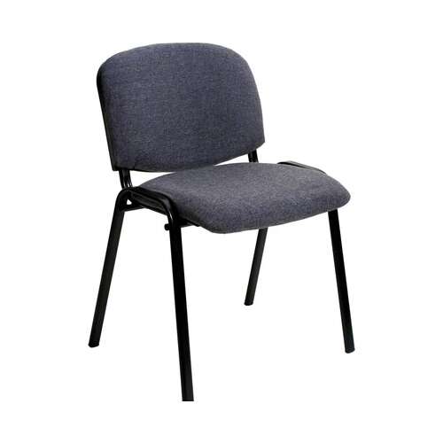 Tárgyalószék szövet kárpittal szürke