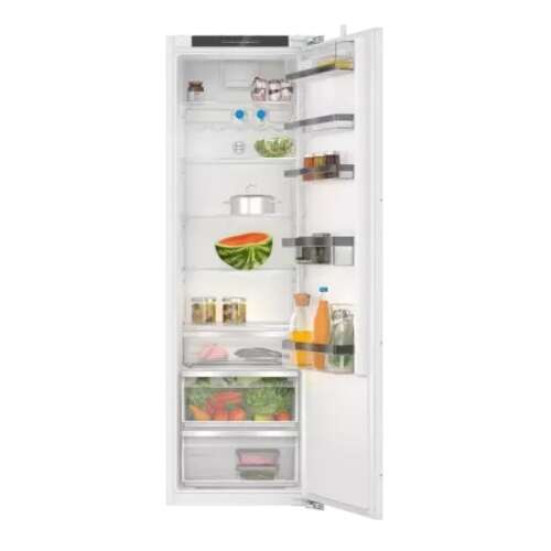 Bosch KIR81ADD0 built-in refrigerator, white, open door, 310L, energy class D