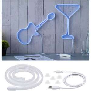Paulmann 70564 LED bandă neon, design chitară și pahar de martini, lumină albastră, 1 metru lungime - Benzi cu LED-uri