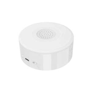 WOOX R7051 Drahtlose Sirene, Weiß, Innenbereich - Alarmanlagen