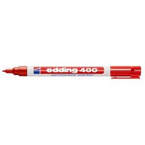 Edding 400 Permanentmarker, rot, 1 mm Strichstärke - Marker