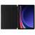 Czarne Smart Case dla Samsunga Galaxy Tab S9 FE 10.9, z uchwytem na rysik, otwarte