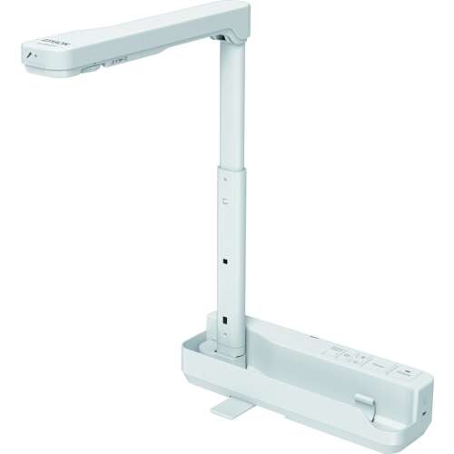 Epson ELPDC07 Full HD document camera, white, angled view