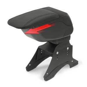 M.N.C. Univerzális autós könyöklő tárolórekesszel, fekete, állítható magasság és szög - Autós könyöklő