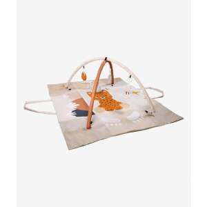 Tryco 2 az 1-ben Leopárd Játszószőnyeg Ívvel, baba játszószőnyeg levehető ívvel és függő játékokkal - Tryco