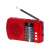 Trevi RA 7F20 crveni prijenosni radio s FM, AM i SW vrpcama, Bluetooth, reprodukcijom s USB i Micro SD kartice
