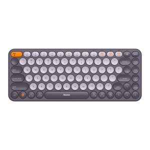 Baseus K01A wireless keyboard, top view, grey - Electronic