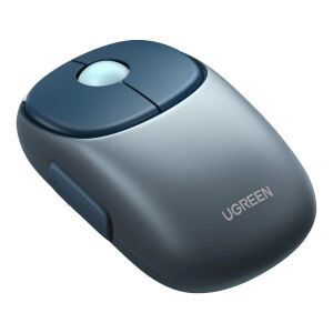 UGREEN FUN+ MU102 Blue Wireless Mouse Angled View - Ugreen