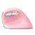Wireless vertical mouse Delux M618Mini DB BT+2.4G 2400DPI, pink (M618 Mini Pink) 81851038