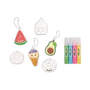 Zestaw do samodzielnego tworzenia kryształowych zawieszek z 15 zawieszkami i 4 kolorami farby - Gra na instrumencie muzycznym, Deska kreślarska, tablica do pisania, Zestaw artykułów piśmiennych, Kreatywna zabawa, Deska kreślarska i Filctoll