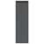vidaXL 2 db szürke tömör fenyőfa faliszekrény 30 x 30 x 100 cm 81922794