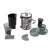Esperanza Carrot electric juicer parts, black and silver