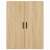 Elölnézet a vidaXL Sonoma tölgy fali szekrényről zárt ajtókkal