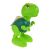 T-Rex Bolt toy dinosaur, green plastic toy