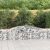vidaXL Íves Gabion Kosár - 10 db - 400x30x60/80 cm 100842060