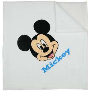 Mickey egér mintás fehér pamut pelenka, 70x70 cm - Tetra
