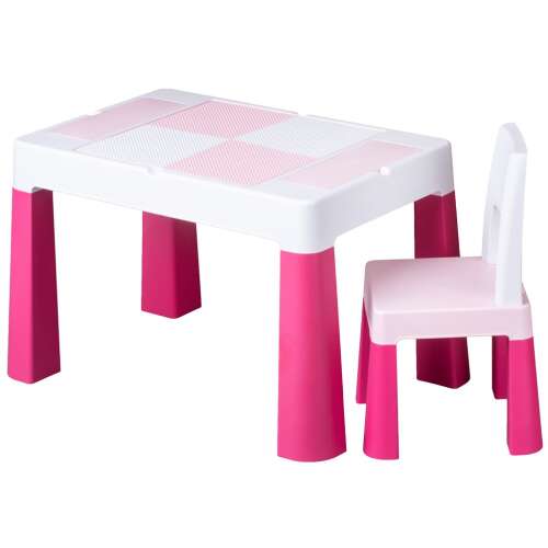 Multifun 3in1 Gyerekasztal székkel #rózsaszín 32807879