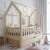 Házikó ágy - Bianco plus gyerekágy ágyneműtartóval szürke 180/90 2/3 osztással 32808930}