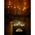 Halloween-i LED-es fényfüzér - szellem - 10 LED - 2 x AA - 0,9 m - 56533B