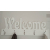vidaXL fehér "WELCOME" feliratú fali fogas 74 x 29,5 cm